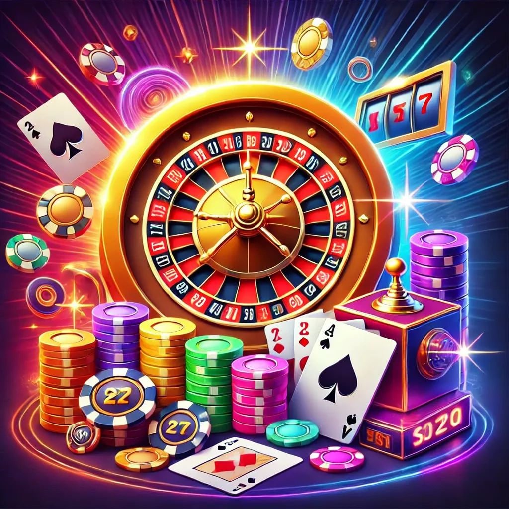 Roulette langsung dengan roda berputar dan taruhan real-time